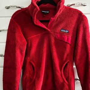 Patagonia Re-Tool Snap-T Pullover in Red